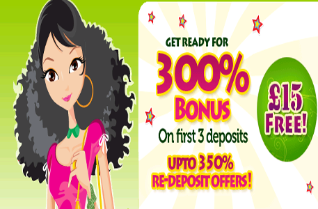 Join Gone Bingo UK for Free and get  £15 Free Bingo Money+ 300% Bingo Bonus